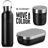 Le Creuset On the Go Teens-Set To-Go Schwarz Matt 3-tlg.
