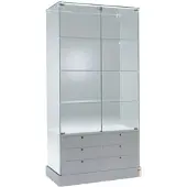 JTI-Vitrine Glas Vitrine mit Schubladen JT-L100CS