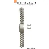 Hamilton - Khaki Aviation Band-set Edelstahl H695.765.104 - silber