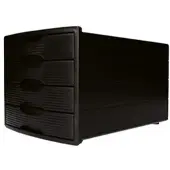 OTTO Office Schubladenbox für A4 / C4 schwarz, 28x23.5x36.7 cm