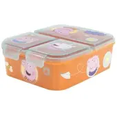 Stor Disney Peppa Pig Kinder Brotdose – Lunchbox mit 3 Fächern & tollem Design