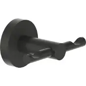 Bravat Varuna Doppelhaken 763399 schwarz matt, Kleben/Schrauben