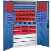 C+P Magazinschrank Serie 13, 1950x1100x535mm, 7035/5010