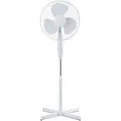 V-TAC Standventilator Ventilator Wohnzimmer Höhenverstellbar Weiß Metall H 120 cm