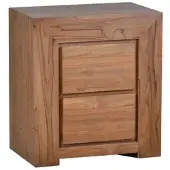 MiaMöbel Beistell-/ Nachttisch Maharaja Massivholz Teak