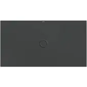 Bette rechteck Duschwanne „BetteFloor“ 1500 × 800 mm ohne Oberflächenbeschichtung, ohne Oberflächenveredelung, ohne Wannenträger, in Schwarz