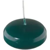 Kopschitz Kerzen Schwimmkerzen Dunkelgrün 24 x Ø 60 mm, 20 Stück