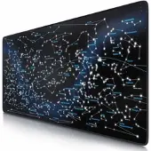 CSL Gaming Mauspad, XXL Schreibtischunterlage 900 x 400mm, Präzision & Geschwindigkeit, Celestial Map