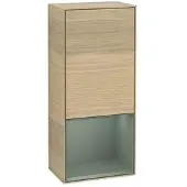 Villeroy & Boch Villeroy und Boch Finion Seitenschrank F550GMPC 41,8x93,6x27cm, rechts, Regal unten Olive Matt, Oak Veneer