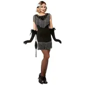 Buttinette Charleston Kleid "Jordan", schwarz