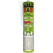 Petec K&D Klebemasse Dichtmasse Karosserie Kleber weiß Kartusche 310ml 94530