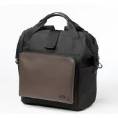 TFK Wickeltasche, Farbe: Premium Leder Braun