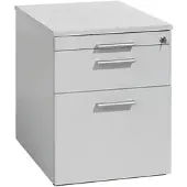 Geramöbel Rollcontainer »New York« mit Hängeregistratur grau, 43x56.6x60 cm
