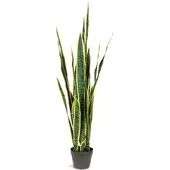Fleur Ami Bogenhanf - Sansevieria trifasciata Kunstpflanze Höhe 124 cm