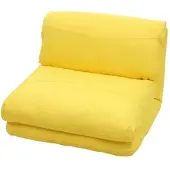 Mendler Schlafsessel HWC-E68, Schlafsofa Funktionssessel Klappsessel Relaxsessel, Stoff/Textil gelb