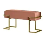 Möbel Kraft Polsterbank Cely , rosa/pink , Maße (cm): B: 80 H: 42