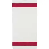 Feiler Handtücher Exclusiv mit Chenillebordüre Handtuch 50x100 cm | kirsch - rot