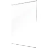 KS Handel 24 Basic Duschrollo Duschvorhang PEVA Transparent 90x240 cm