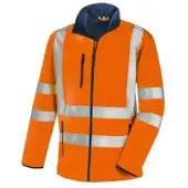 TeXXor Warnschutz Softshelljacke NIAGARA, orange 4104 , 1 Stück, Größe: S