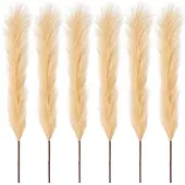 Creativ Green künstliche Pflanze Pampasgras, 113cm, creme, 6er Set
