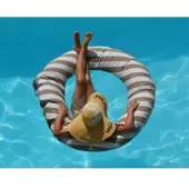 Chillisy Schwimmring Swimmy,, Farbe: beige gestreift