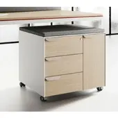 Jt Büro Rollcontainer für Schreibtisch abschließbar Le2o