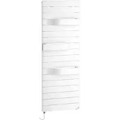 Kermi Tabeo-E Bad- und Wohnheizkörper, Serie Tabeo, graphit metallic, rechts, 1.197 x 500 x 101 mm, 600 Watt, IPX4, Schutzklasse I
