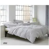 Elegante Bettwäsche Pure - 155x220 cm + 80x80 cmsilber