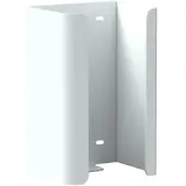 Gelzenleuchter Halter f. 2 Reserve-Standardrollen Toilettenpapier WCRR2W , Aluminium, weiß beschichtet