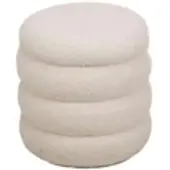 Möbel Kraft Pouf ¦ weiß ¦ Maße (cm): B: 40 H: 41