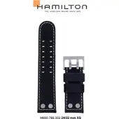 Hamilton - Belowzero Band-set Leder-schwarz-24/22-xs H690.786.302 - schwarz