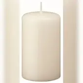 Kopschitz Kerzen 4er Adventskerzen, Adventskranz Kerzen Set Elfenbein 12 x Ø 6 cm
