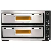 Thule - Pizzaofen PF9262 DE - elektrisch - 6+6x Ø30cm | 12 kW | 400V - Edelstahl 2 Backkammern