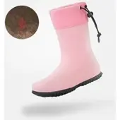 Saguaro Kinder Barfuß-Gummistiefel Brisk II Winterversion - Rosa 29