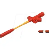 Hirschmann Test & Measurement KLEPS 2700 RT - Klemmprüfspitze, 4 mm, rot, gesichert