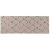 Giftcompany Fußmatte waschbar Rautenmuster 66*185 cm beige
