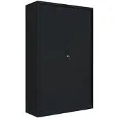 LÜLLMANN Rollladenschrank, 5 OH, 1950 x 1200 x 457 mm, tiefschwarz