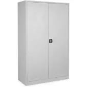Ceha Flügeltüren- und Stahlschrank Ultra 195 x 120 x 50 cm mit Türen in RAL7035 (lichtgrau)