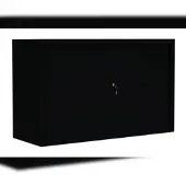 LÜLLMANN Rollladenschrank, 2,5 OH, 1050 x 1200 x 457 mm, tiefschwarz