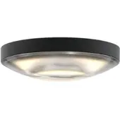 Grau Globe Ceiling 12 In LED-Deckeneinbaustrahler-Schwarz-mit LED (2700K)