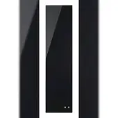 BI-Office Rahmenloses Glas Memo Board Schwarz 80x20cm
