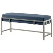 Möbel Kraft Polsterbank Lamo , blau , Maße (cm): B: 100 H: 45