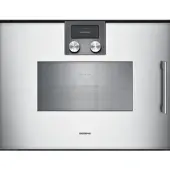GAGGENAU BSP271131 Dampfbackofen 60 cm Serie 200 Silberber Türanschlag links ...