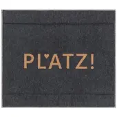 David Fussenegger Hundematte 'Platz!' 70 x 80 cm Anthrazit