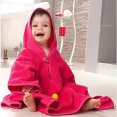 Buttinette Frottier-Poncho, pink, 55 x 71 cm