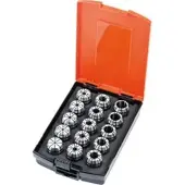 Holex ER-Spannzangensatz 15-teilig 2 - 16 mm mit Abdichtung und Spritzdüsen