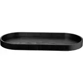 Asa selection Tablett Wood Black Oval Black 35,5 x 16,5 cm