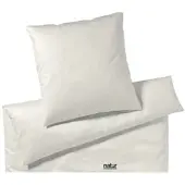 Elegante Bettwäsche Solid - 155x220 cm + 40x80 cmnatur