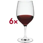 Rona Weinglas Wine 01 Optima 450 ml ungeeicht 6 Stück transparent, 20 cm