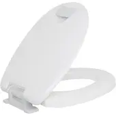 Haro WC-Sitz 527604 Scharniere Edelstahl, SolidFix, nicht verstellbar, Griffe weiß